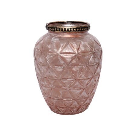 Theelichthouder Karatal 14cm roze | House of nature