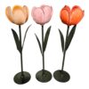 Theelichthouder tulp metaal H40cm | Mansion Atmosphere