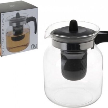 Theepot Met Thee Infuser 1.5 Liter Glas |