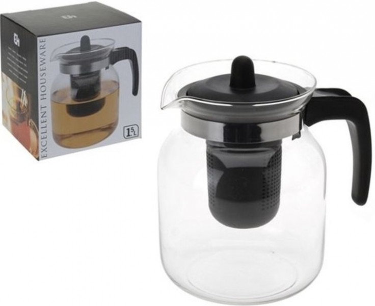 Theepot Met Thee Infuser 1.5 Liter Glas |
