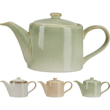 Theepot aardewerk 900ml 3ass | Excellent Houseware