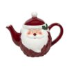 Theepot kerstman ruit Ø13x16cm | Svenska Living