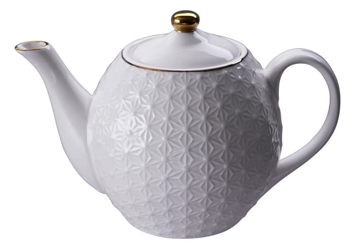 Theepot met sterrenpatroon - Nippon White - Tokyo Design Studio - 1300ml - 24 x 16.5cm | Tokyo Design Studio
