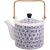 Theepot van Japanse stijl - Tokyo Design Studio - Nippon Blue - 1400ml - 14 x 15cm | Tokyo Design Studio