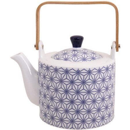 Theepot van Japanse stijl - Tokyo Design Studio - Nippon Blue - 1400ml - 14 x 15cm | Tokyo Design Studio