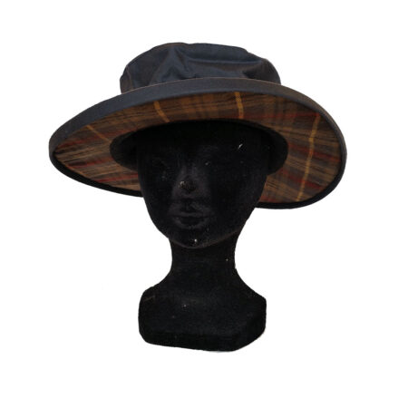 Thelma Wax Hoed Navy / Bruin | Hunter Outdoor