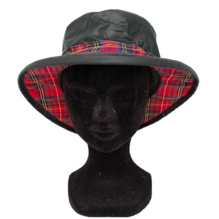 Thelma Wax Hoed Olive / Rood | Hunter Outdoor