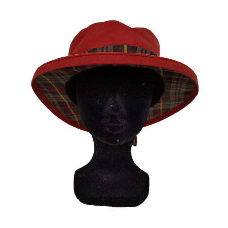 Thelma Wax Hoed Rood / Bruin | Hunter Outdoor