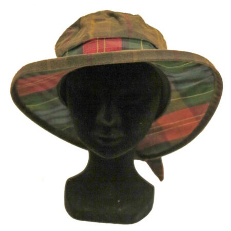 Thelma Wax Hoed Tartan / Groen | Hunter Outdoor