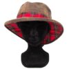Thelma Wax Hoed Tartan / Rood | Hunter Outdoor