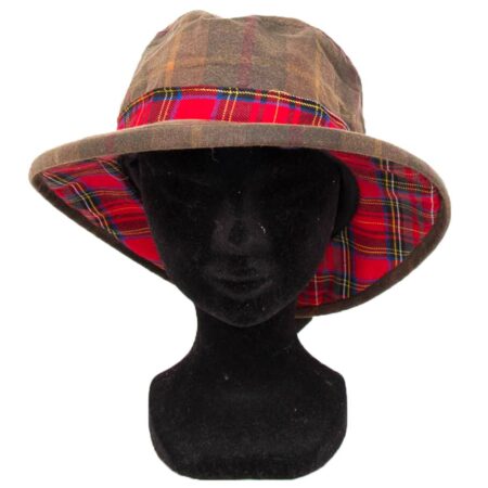 Thelma Wax Hoed Tartan / Rood | Hunter Outdoor