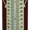 Thermometer Deco Bordeaux rood / crème | Topemaille