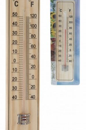 Thermometer Hout 25cm |