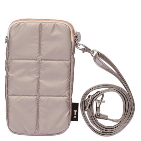 Tinne + Mia Luce Puffy Phone Pouch Greige |