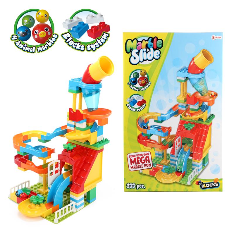 Toi Toys Bouwstenen midi knikkerbaan | Toi-Toys