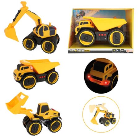 Toi Toys Bouwvoertuig 22cm frictie | Toi-Toys