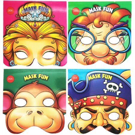 Toi Toys Kleur je eigen fun masker | Toi-Toys