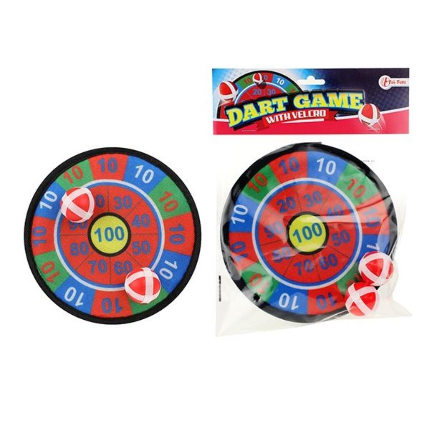 Toi Toys Mini dartbord klittenband 18cm | Toi-Toys