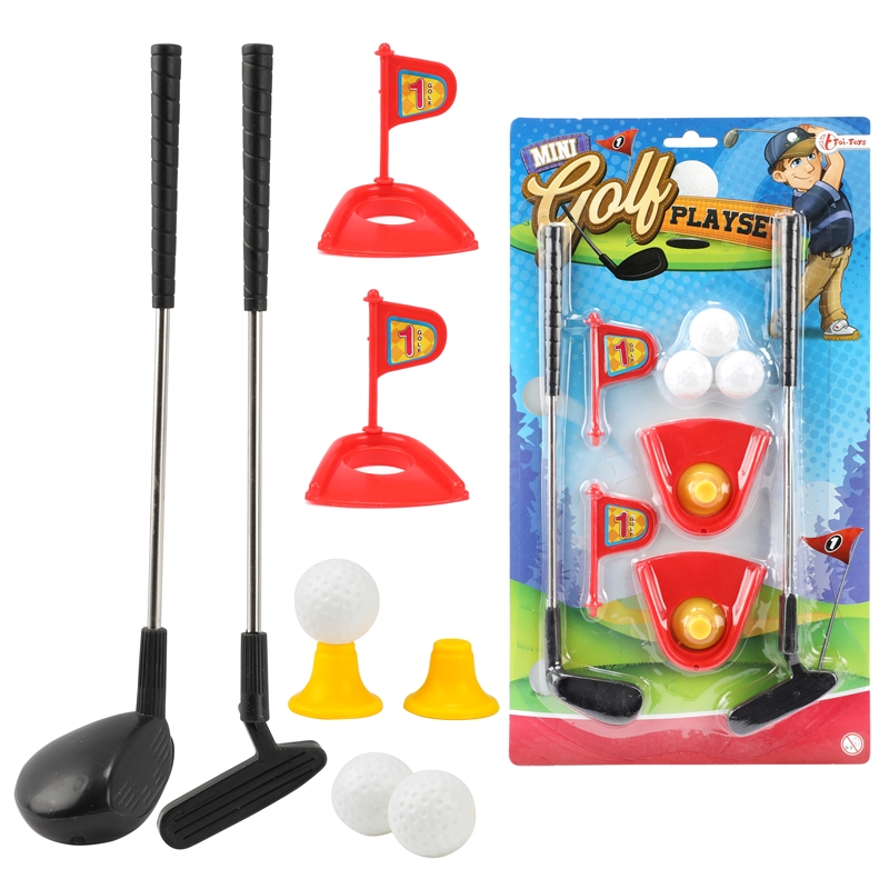 Toi Toys Mini golfset 2 sticks+3 ballen | Toi-Toys