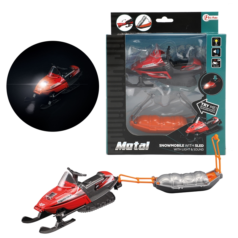Toi Toys Sneeuwscooter met slee | Toi-Toys