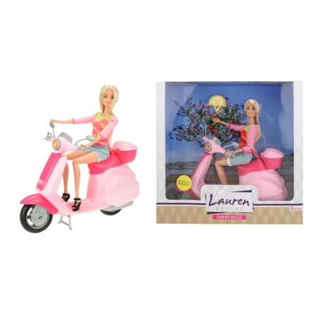 Toi Toys Tienerpop op scooter | Toi-Toys
