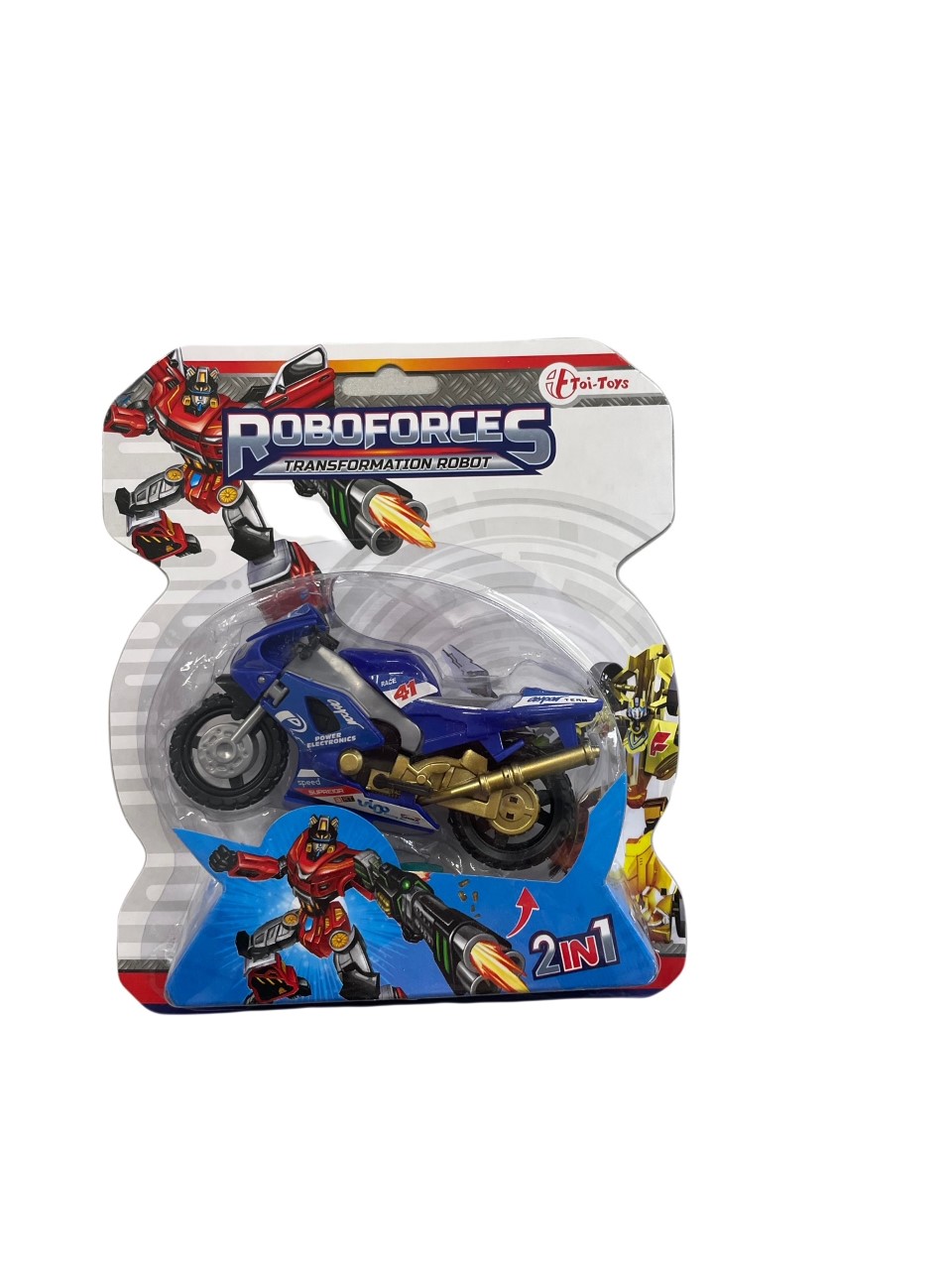 Toi Toys Verander motorrobot op kaart | Toi-Toys