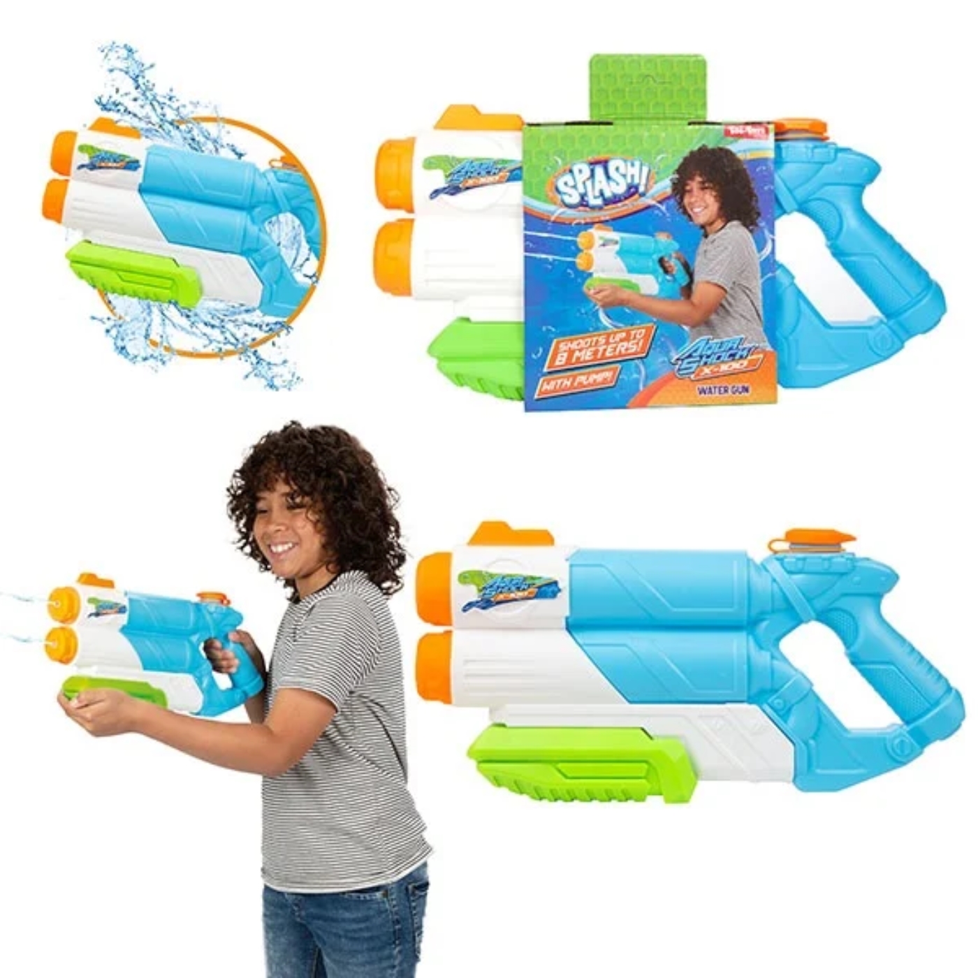 Toi Toys Waterpistool Aqua Shock X100 | Toi-Toys