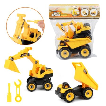 Toi Toys kiepwagen en graafmachine set/2 | Toi-Toys