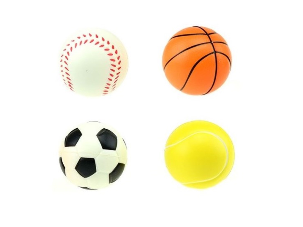 Toi Toys sport Squeezies Ø7cm 12 stuks | Toi-Toys