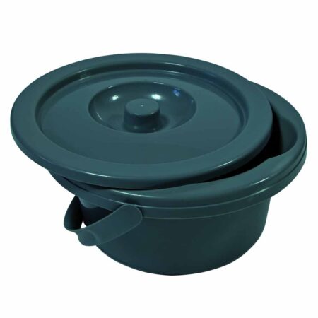 Toiletemmer met deksel | Toiletstoel emmer | Po stoel emmer | En draag hengsel | ThuiszorgwinkelXL