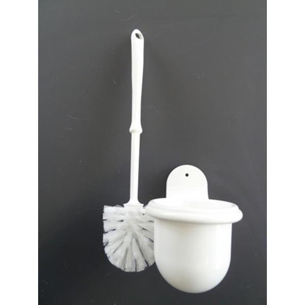 Toiletgarnituur kunststof wit | Merkloos