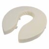 Toiletkussen 10 cm | Toiletverhoger | Zachte zitting toilet | Kleur: Wit | Afmetingen 41 x 35