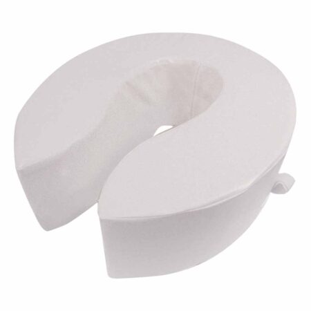 Toiletkussen 15 cm | Toiletverhoger | Zachte zitting toilet | Kleur: Wit | Afmetingen 41 x 35