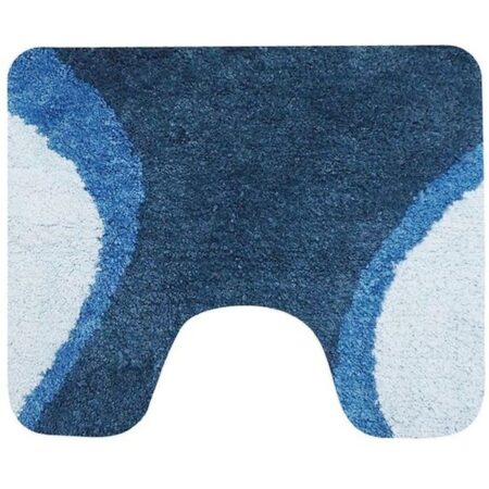 Toiletmat Blauw Metz 60x50cm | Wicotex