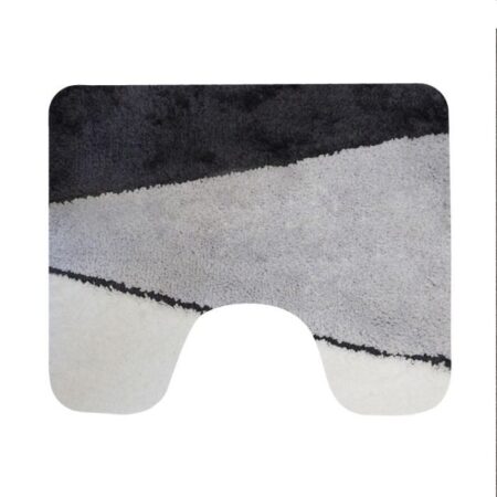 Toiletmat Grijs Dijon 60x50cm | Wicotex