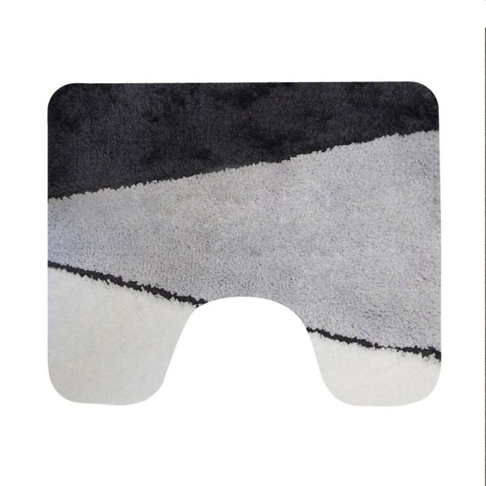 Toiletmat Grijs Dijon 60x50cm | Wicotex