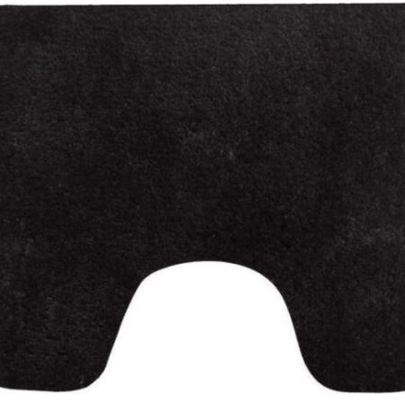 Toiletmat Zwart Caen 60X50cm | Wicotex
