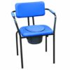 Toiletstoel Club | Blauw | Zithoogte: 50 cm | Zachte zitting | Po-stoel | WC stoel | HE320023 | ThuiszorgwinkelXL