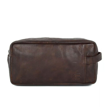 Toilettas Pecos Dark Brown | Spikes & Sparrow