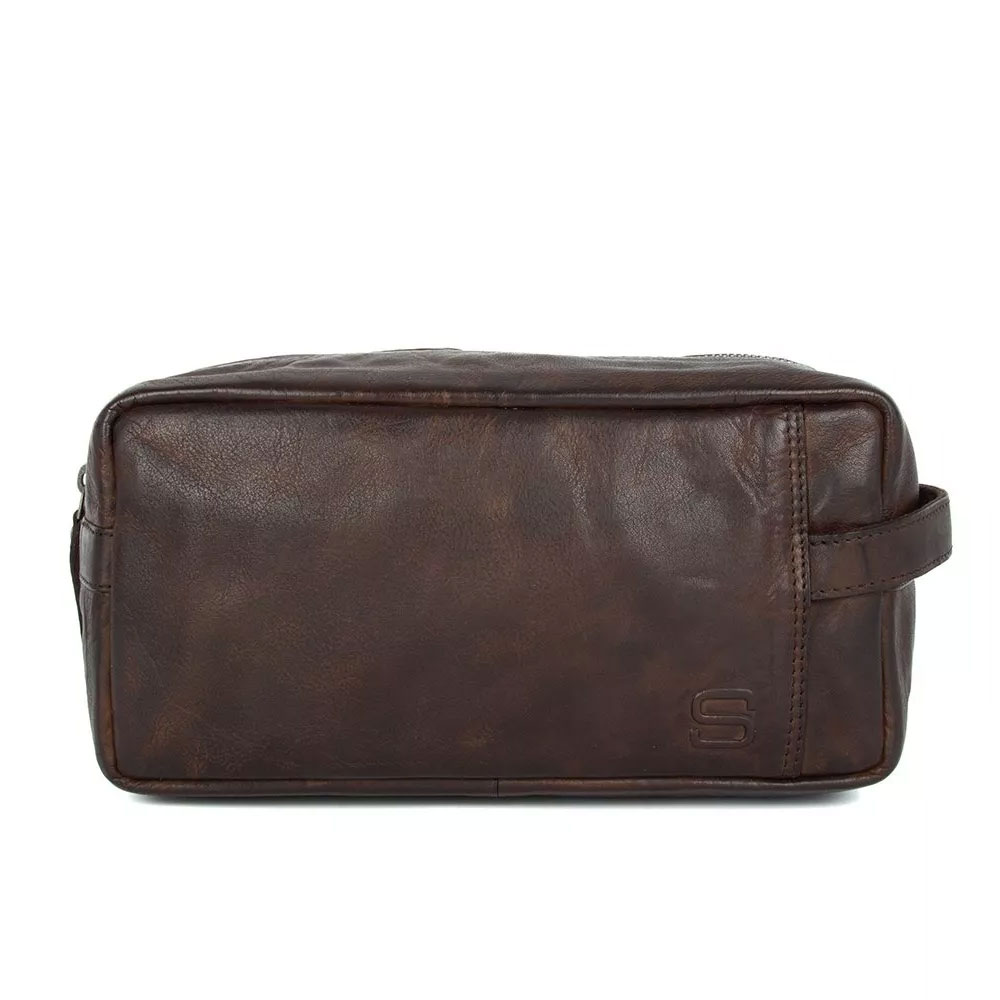 Toilettas Pecos Dark Brown | Spikes & Sparrow
