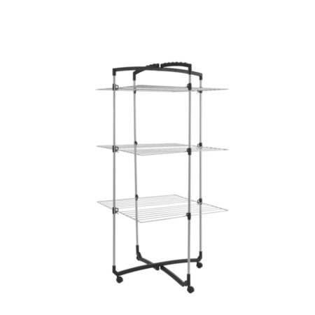 Tomado-Metaltex Droogtoren Faro Zilver 72x69x134cm | Metaltex