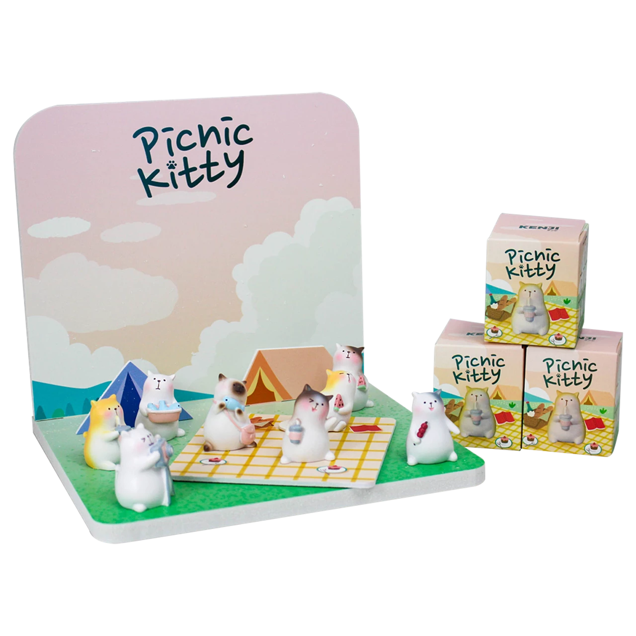 Tomi Picnic Kitty blind box random - Kenji | Kenji
