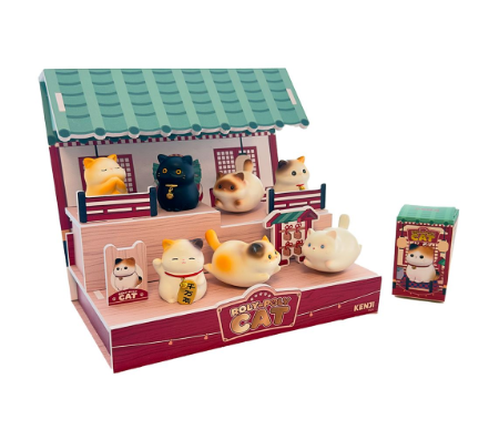 Tomi Roly-Poly Cat blind box random - Kenji | Kenji