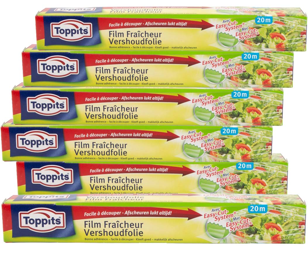 Toppits Vershoudfolie 32cmx20m pak 6 rol | Melitta
