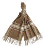 Torridon check Scarf Olive/warm Ginger | Barbour