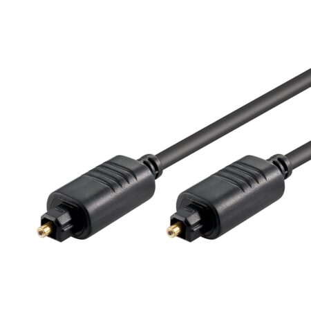 Toslink M/Toslink M - 5mm - fiber optische kabel - fiber optic cable - audio kabel - 1 meter | Goobay