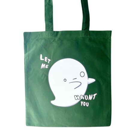 Totebag - Let me haunt you (diverse kleuren) | Yuki the Ghost