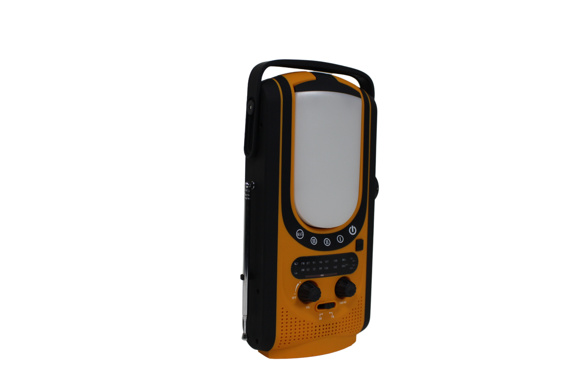 Totle Noodradio Ace - 6000 mAh - AM/FM - Zaklamp En Leeslamp - Meerdere Manieren Oplaadbaar - SOS functieslampeslamp | Totle