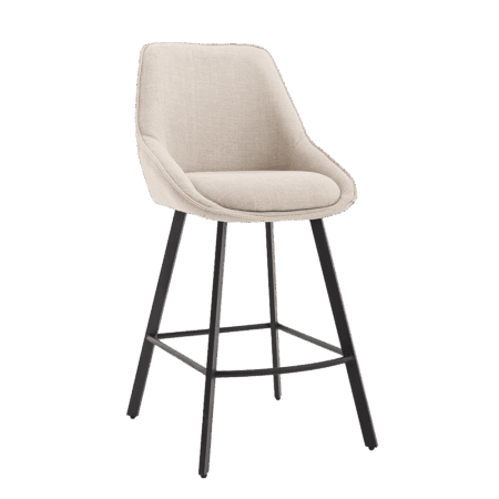 Tower Living Barkruk Borgo Geweven stof - Beige | Tower Living