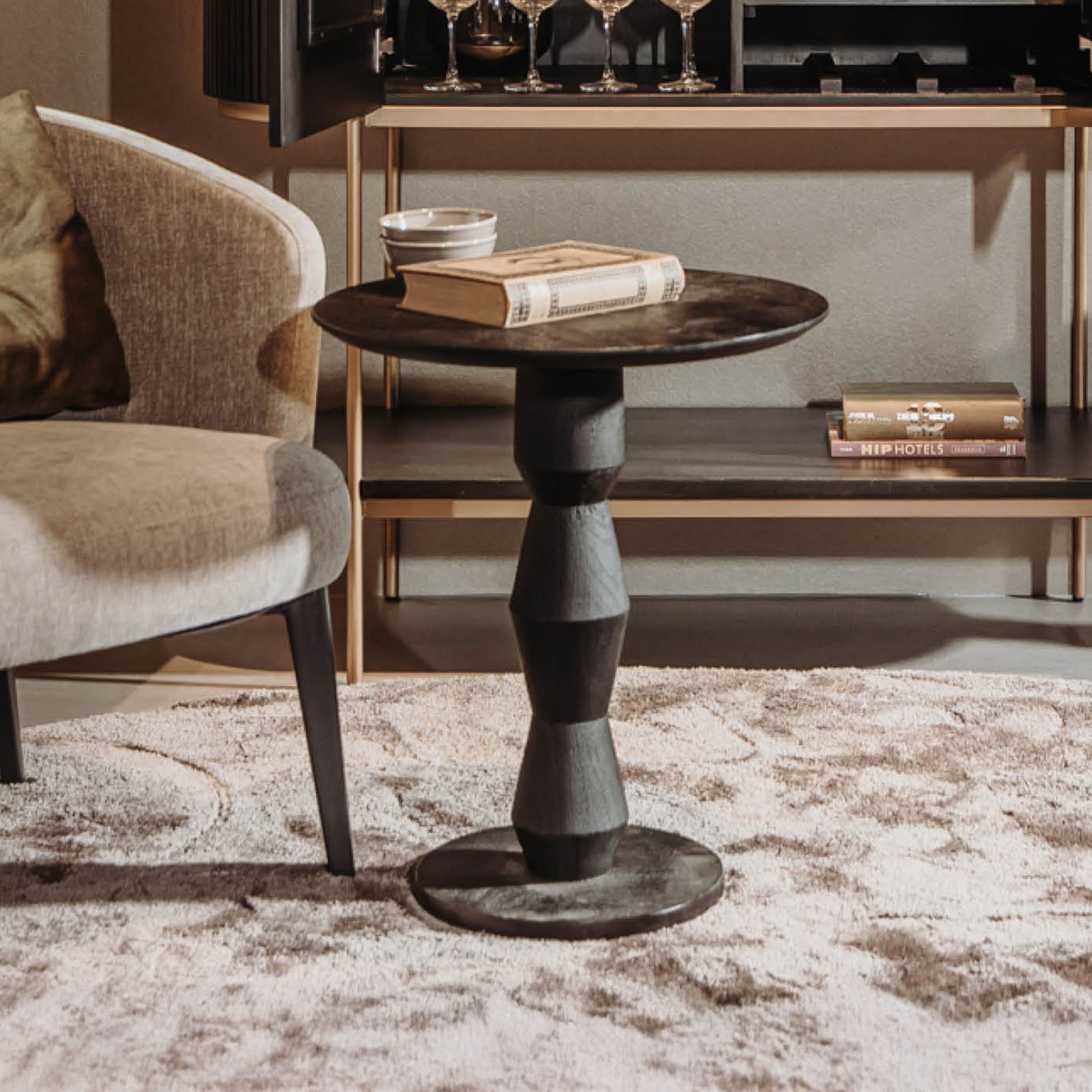 Tower Living Bijzettafel Brunello Mangohout